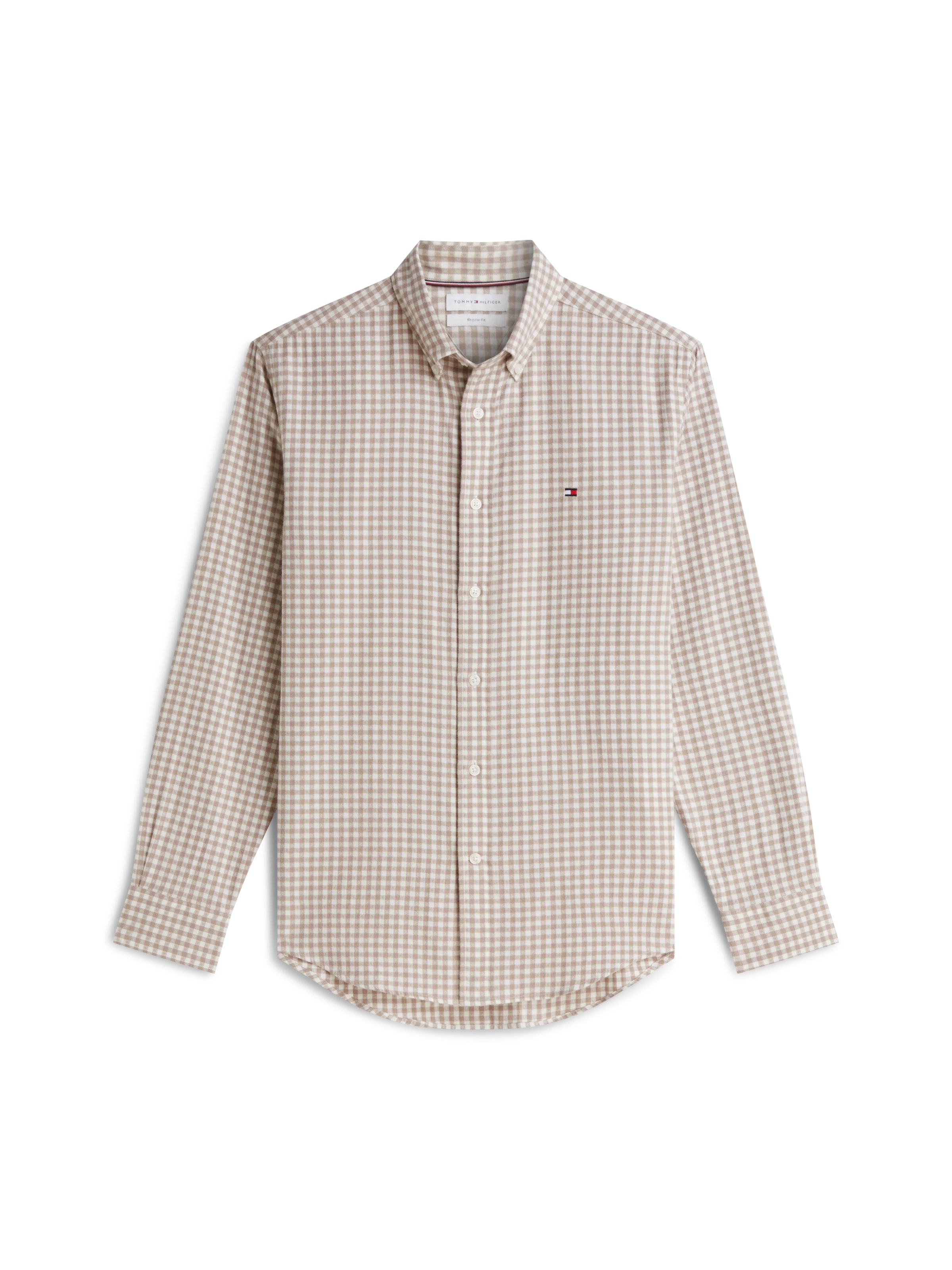 TOMMY HILFIGER Regular Fit Paita värissä beige: etupuoli