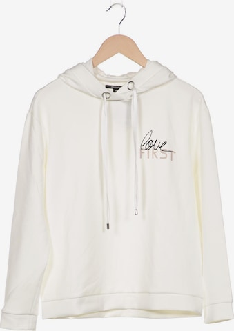 COMMA Sweatshirt & Zip-Up Hoodie in M in White: front