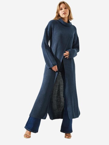 Abito in maglia di Bianco Lucci in blu