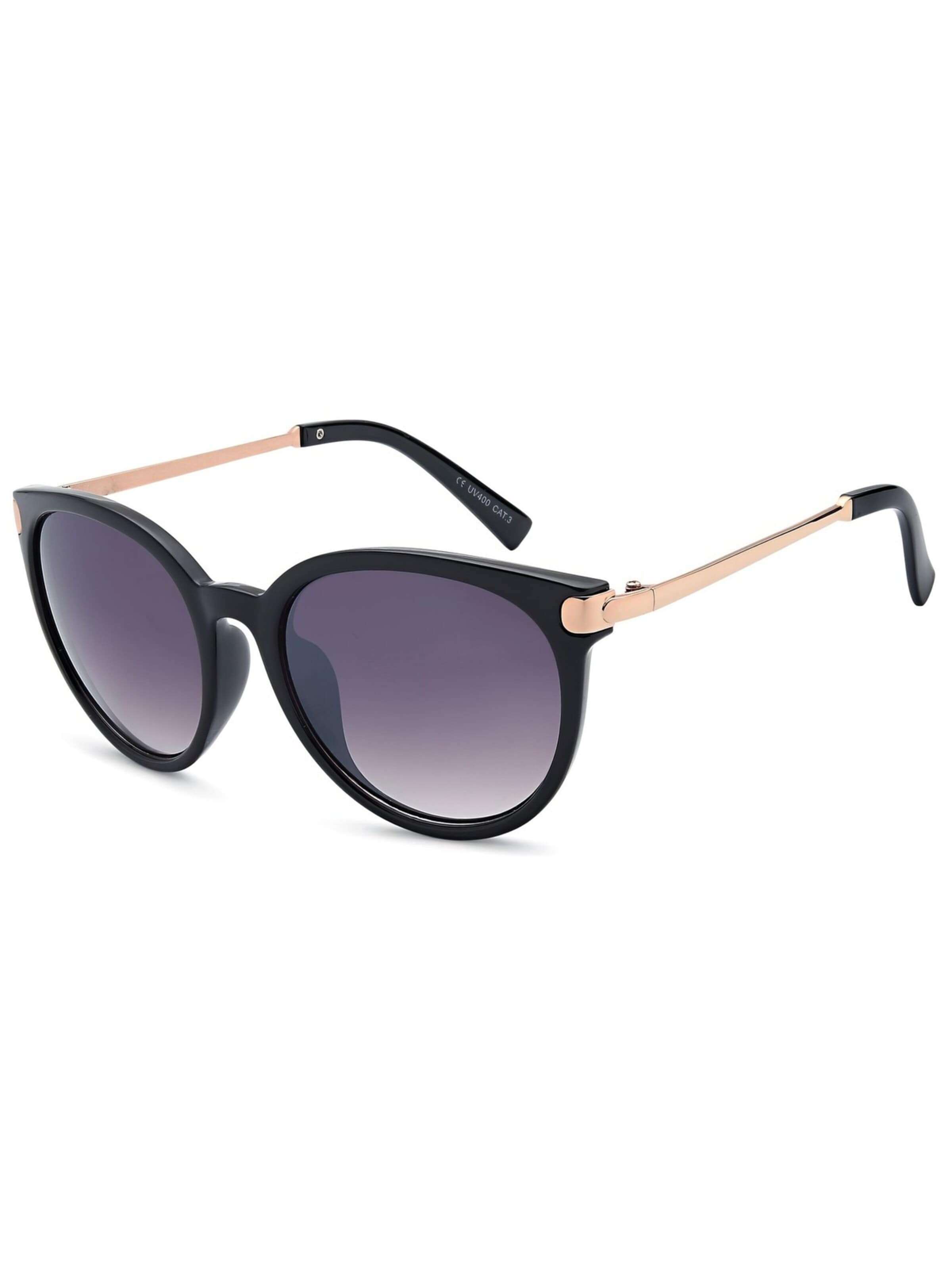 styleBREAKER Sunglasses 'Cat-Eye Sonnenbrille' in Grey: front
