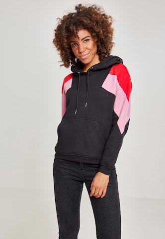 Sweat-shirt Urban Classics en noir : devant