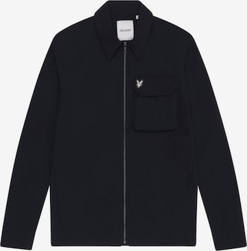 Lyle & Scott Overgangsjakke i sort: forside