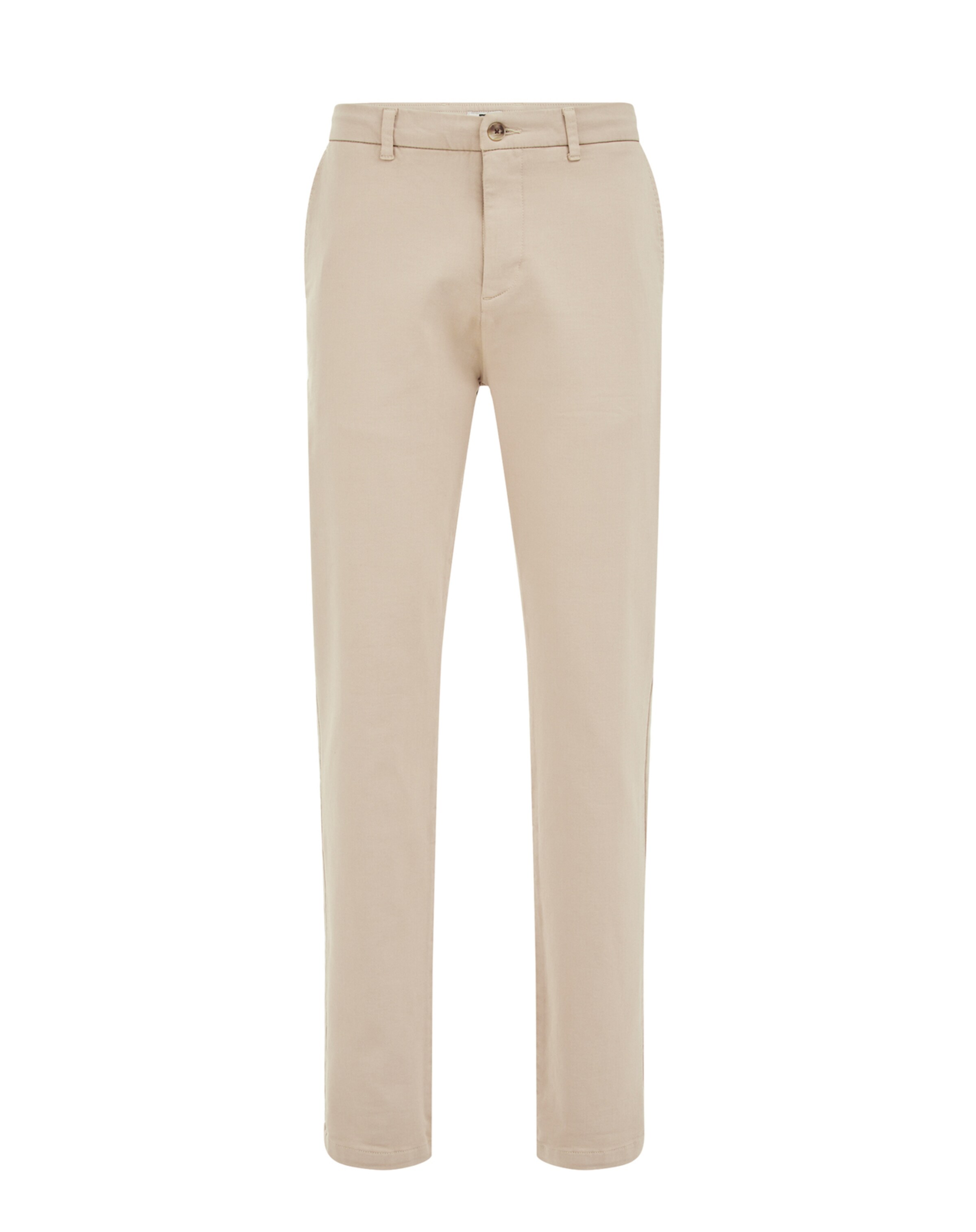 WE Fashion Slim fit Chino trousers in Grey: front