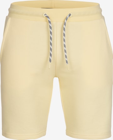 INDICODE JEANS Pants 'Yates' in Yellow: front