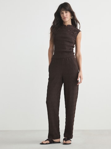 Next Bluse i brun