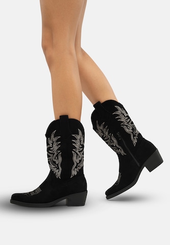 Salinyang Cowboylaarzen in Zwart