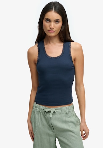 Superdry & Co Top in Blauw: voorkant