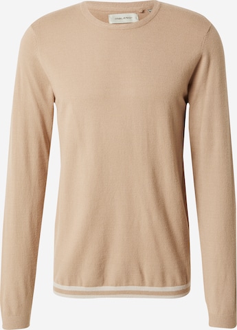 BLEND - Pullover em bege: frente