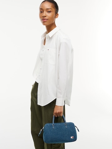 Cabas Tommy Jeans en bleu : devant