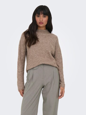 ONLY - Pullover 'Camilla' em castanho: frente