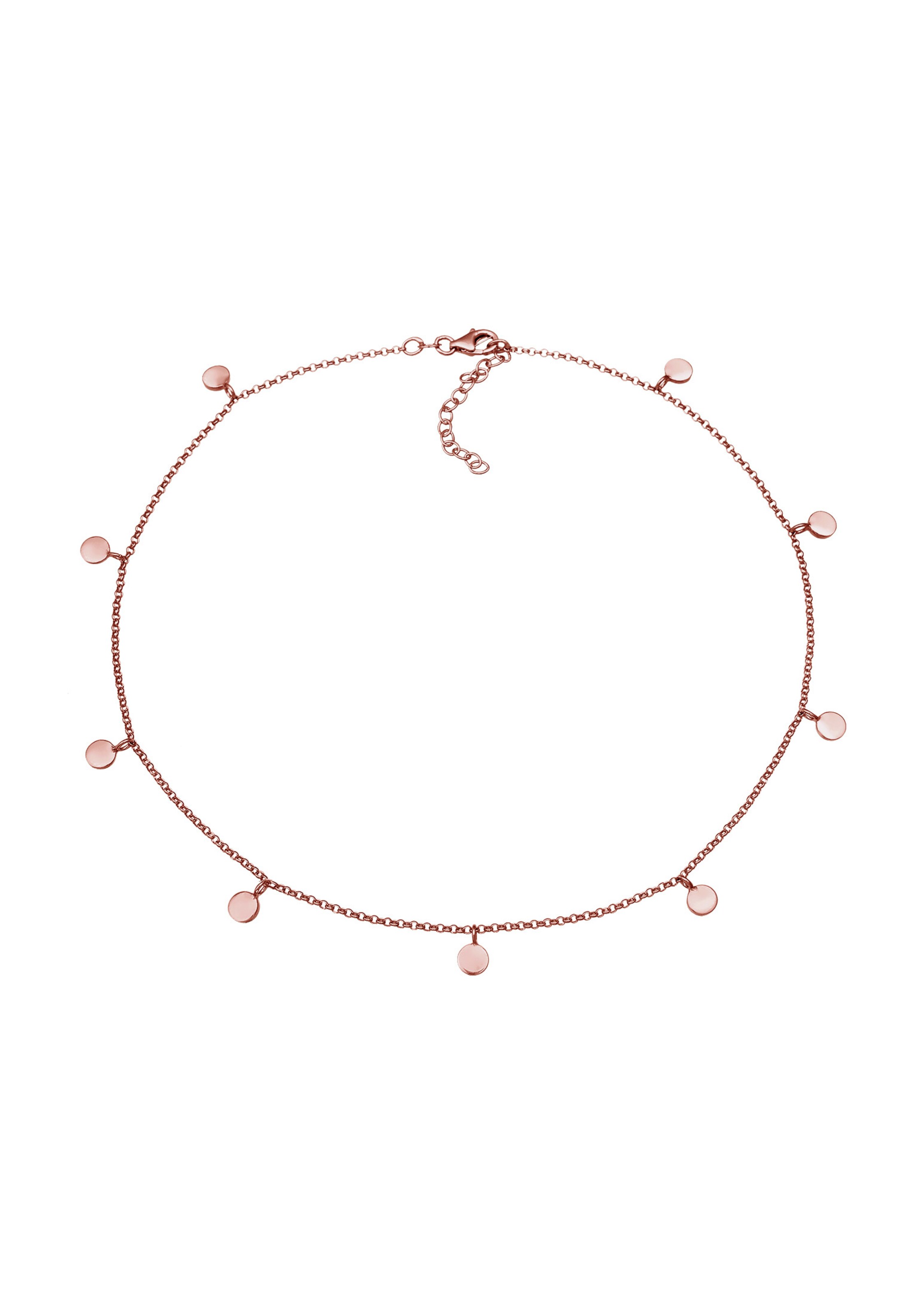 Chaîne 'Boho, Choker, Plättchen' ELLI en or