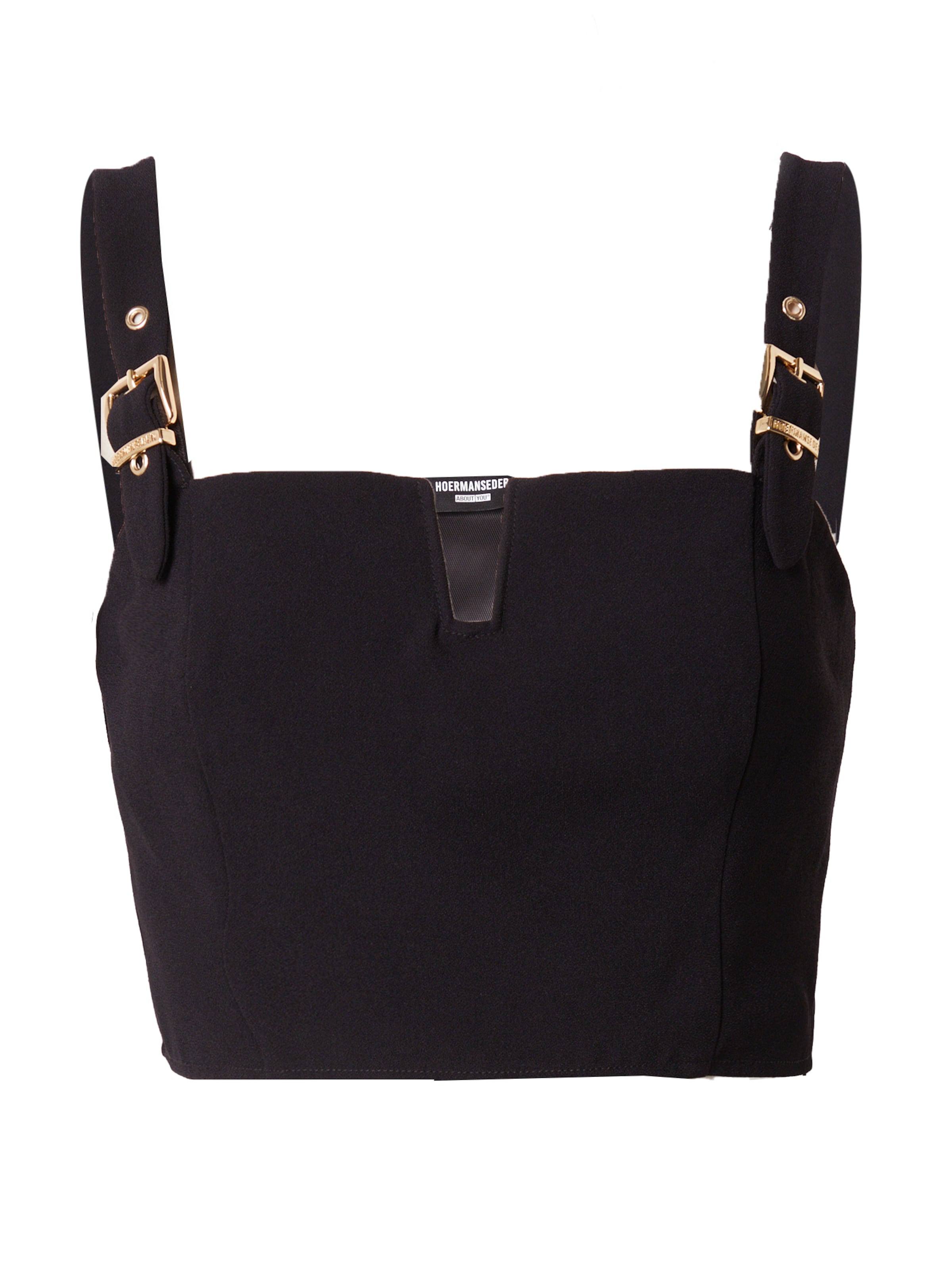 Hoermanseder Top 'Bora' – černá: přední strana