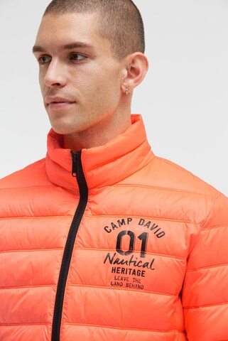 CAMP DAVID Winterjacke in Orange