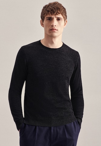 SEIDENSTICKER Sweater 'Schwarze Rose' in Black: front