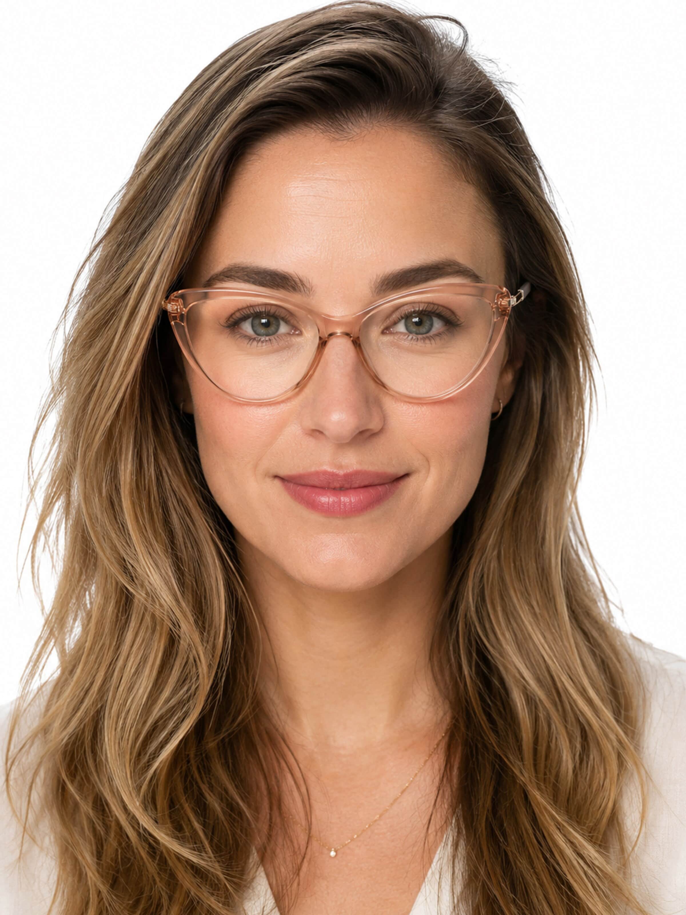 Lunettes VEYREY en marron : devant