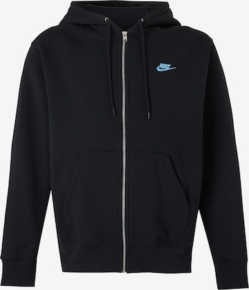 Nike Sportswear Суичъри с качулка 'CLUB' в черно: отпред