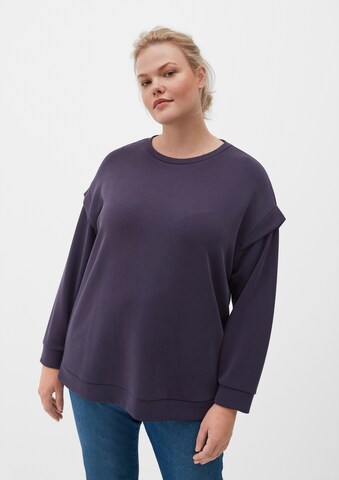 TRIANGLE Sweatshirt in Blauw: voorkant