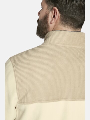 Charles Colby Fleece-Sweatshirt in Beige