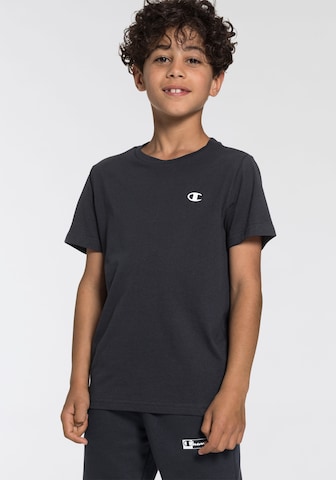 T-Shirt Champion Authentic Athletic Apparel en bleu : devant