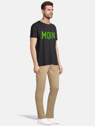 salzhaut Shirt 'Kimm-Moin' in Black