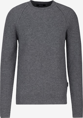 19V69 ITALIA Sweater in Grey: front