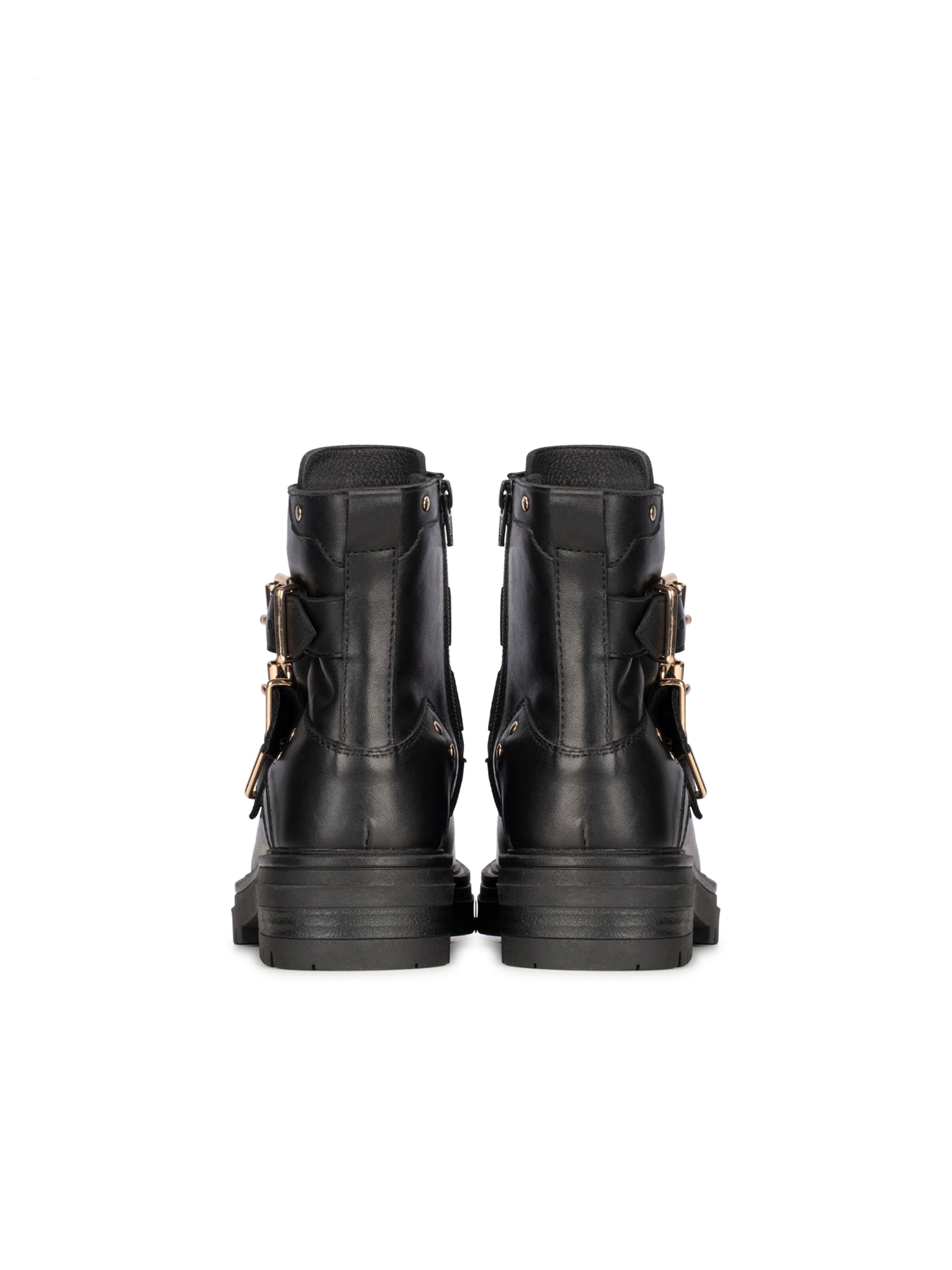 PS Poelman Boots 'Monk' in Black