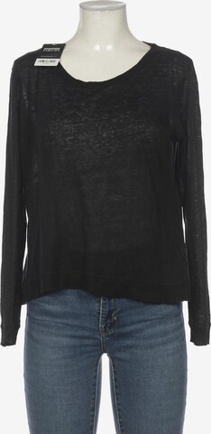 Majestic Filatures Langarmshirt M in Schwarz: predná strana