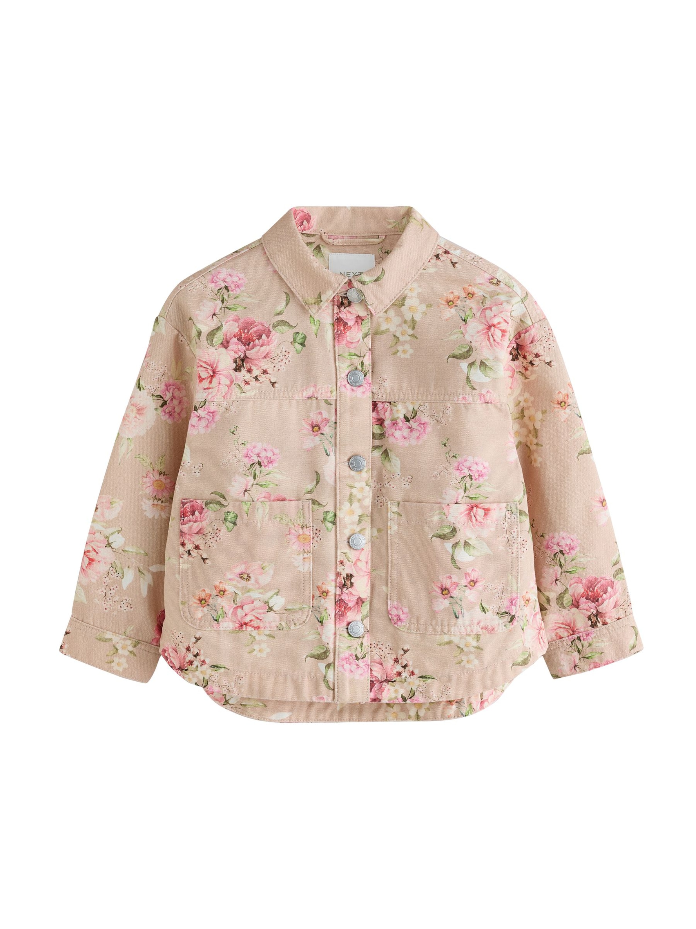 NextPrijelazna jakna - roza boja: prednji dio