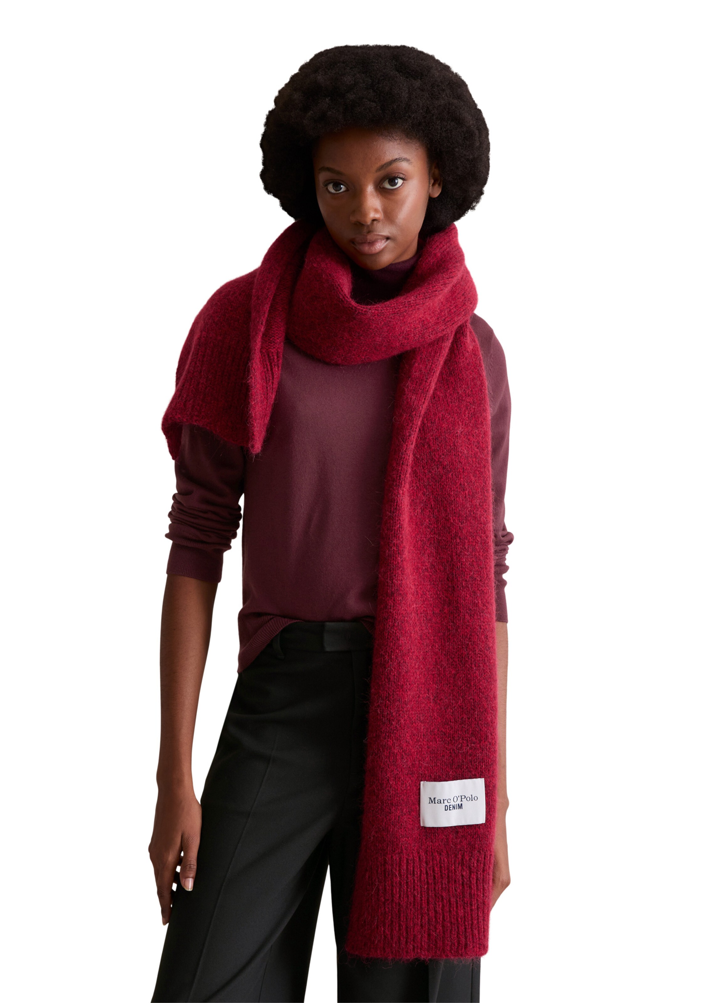 Marc O'Polo DENIM Scarf in Red: front