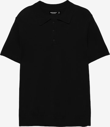 Pull&Bear Pulover | črna barva: sprednja stran