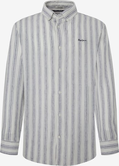 Pepe Jeans Button Up Shirt 'PRIXTON' in Blue / White, Item view