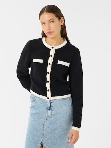 Gestuz Knit cardigan 'GZAlpha' in Black: front