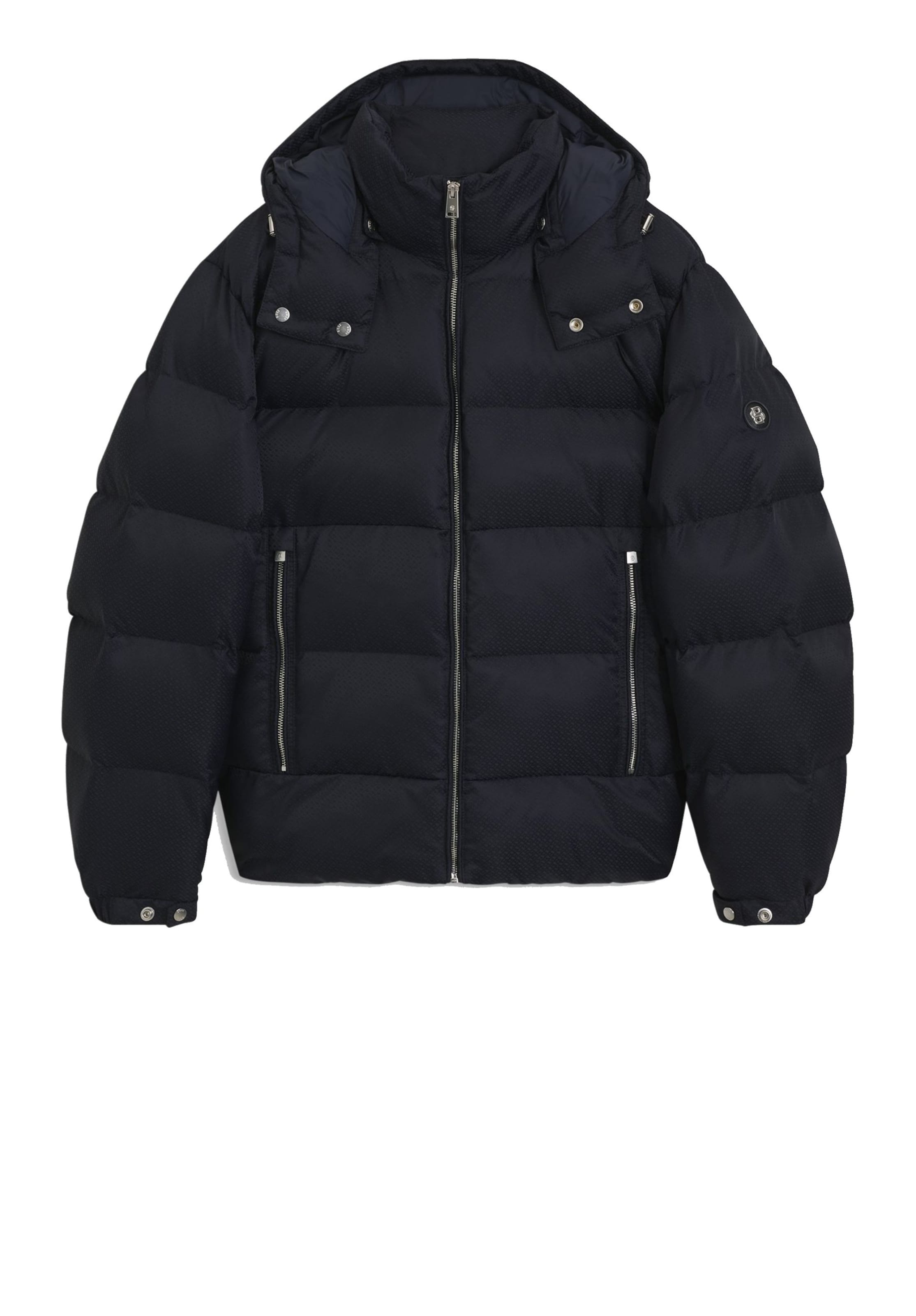 BOSS Winter Jacket in Blue: front