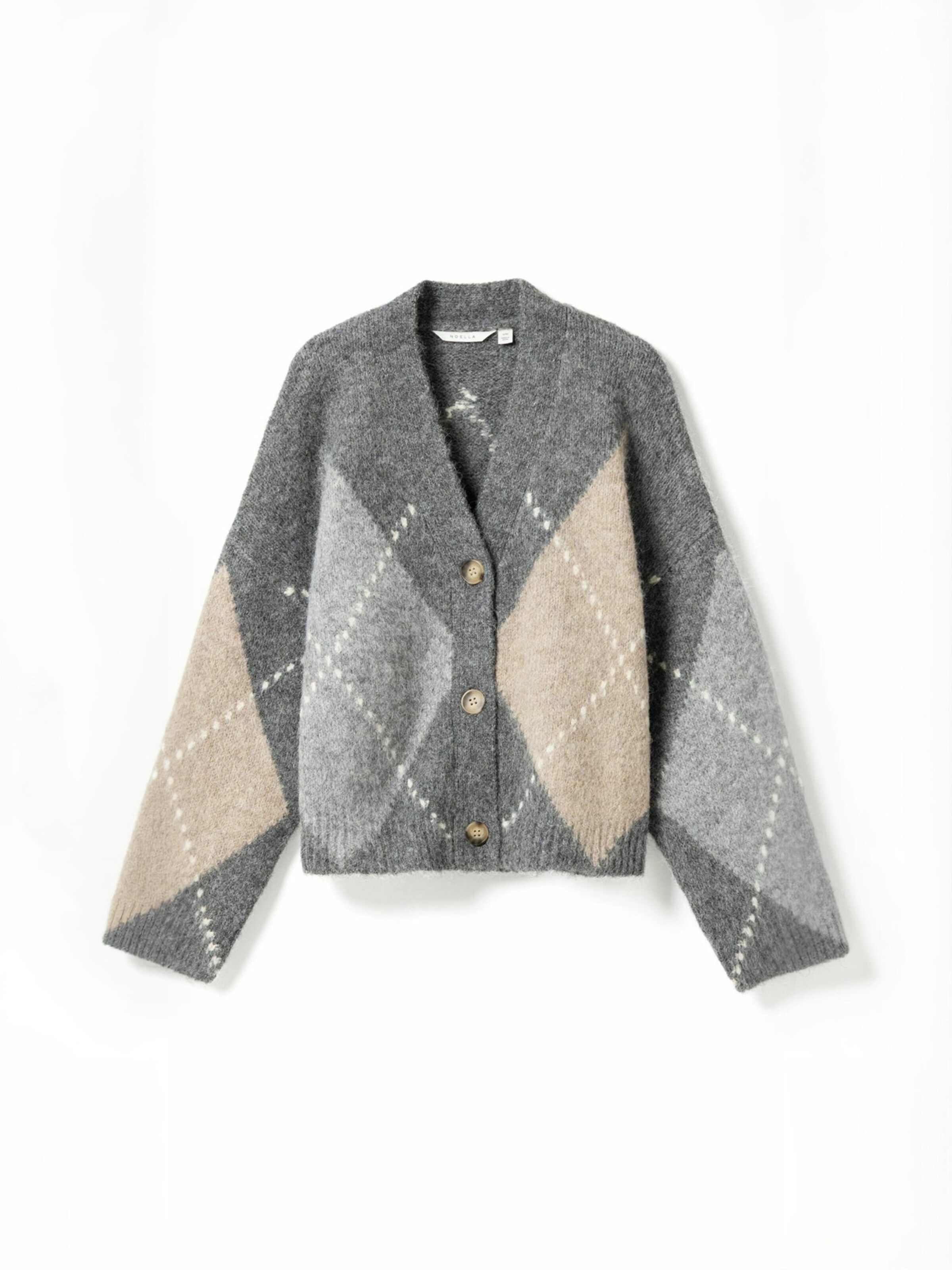 Noella Cardigan ' N-Laiana ' i grå: forside