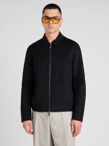 Calvin Klein Φθινοπωρινό και ανοιξιάτικο μπουφάν σε μαύρο: μπροστά