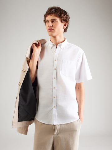 Jack's Regular fit Button Up Shirt in White: front