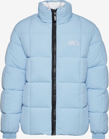 SOUTHPOLE Jacke  'Bubble North-South 1.0' in Blau: predná strana