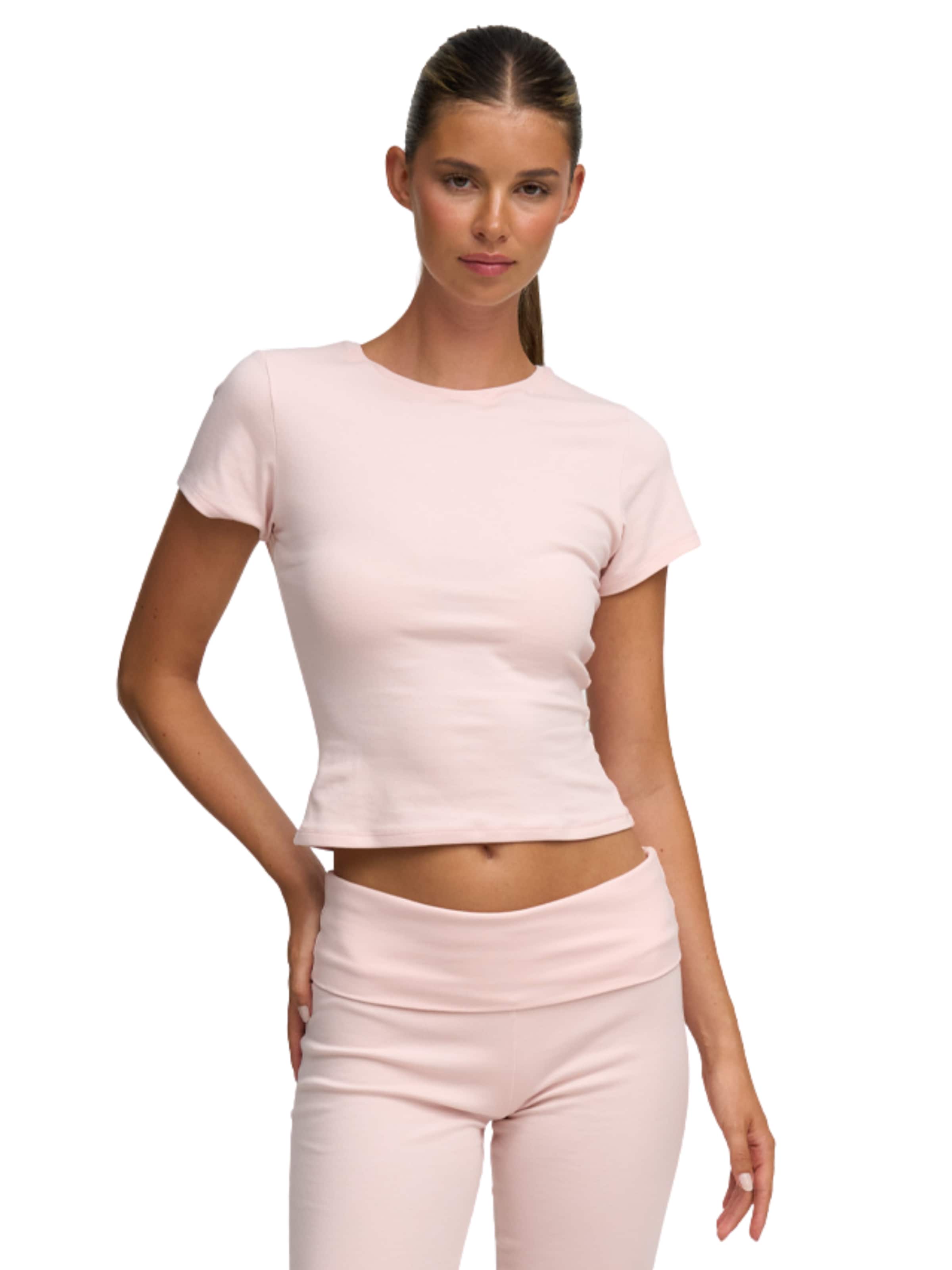 cfab (formerly creamy fabrics) Shirt 'Cotton T-Shirt'‌ in Pink