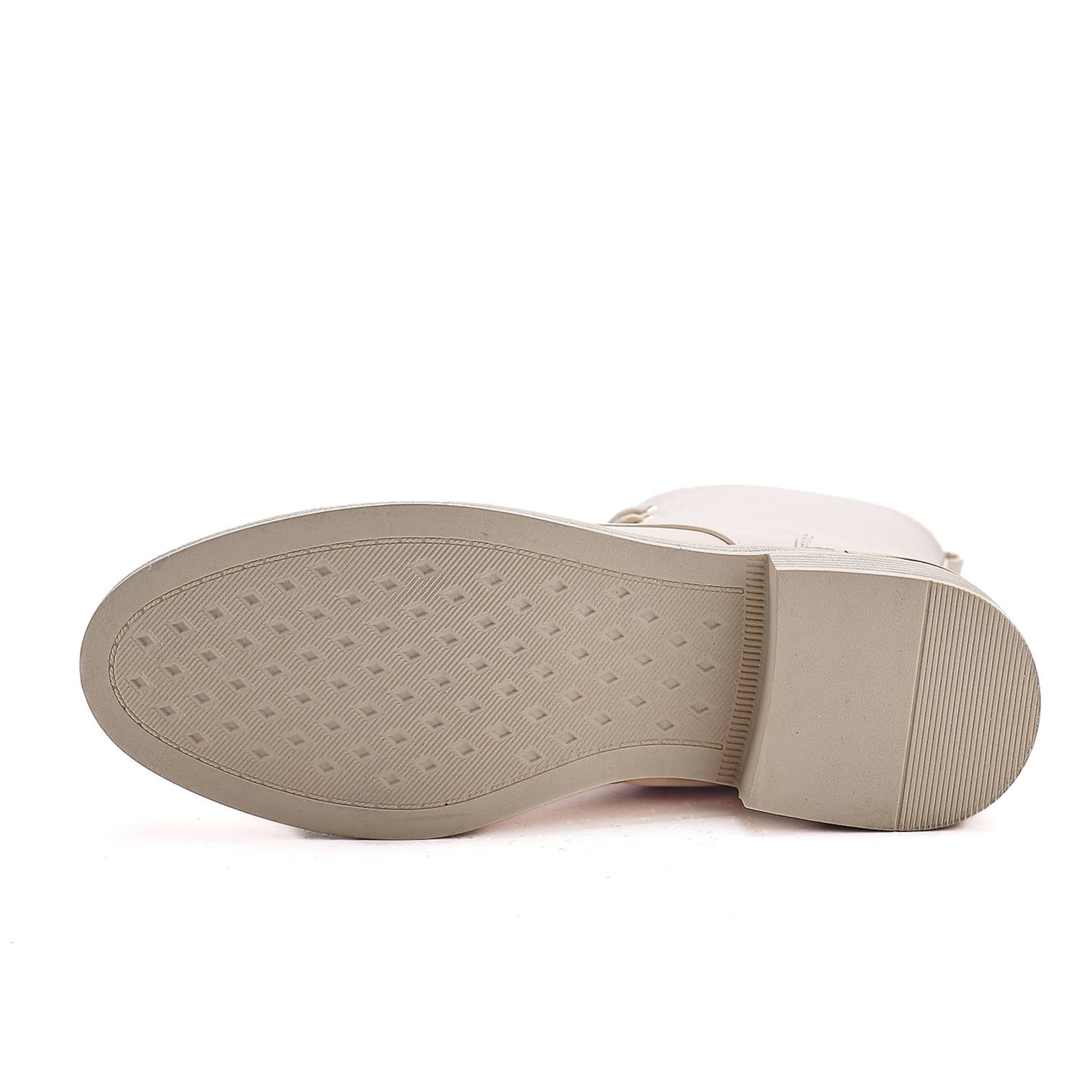 Elara Schnürstiefelette in Beige