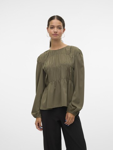 VERO MODA Blouse 'VMLilja' in Green: front