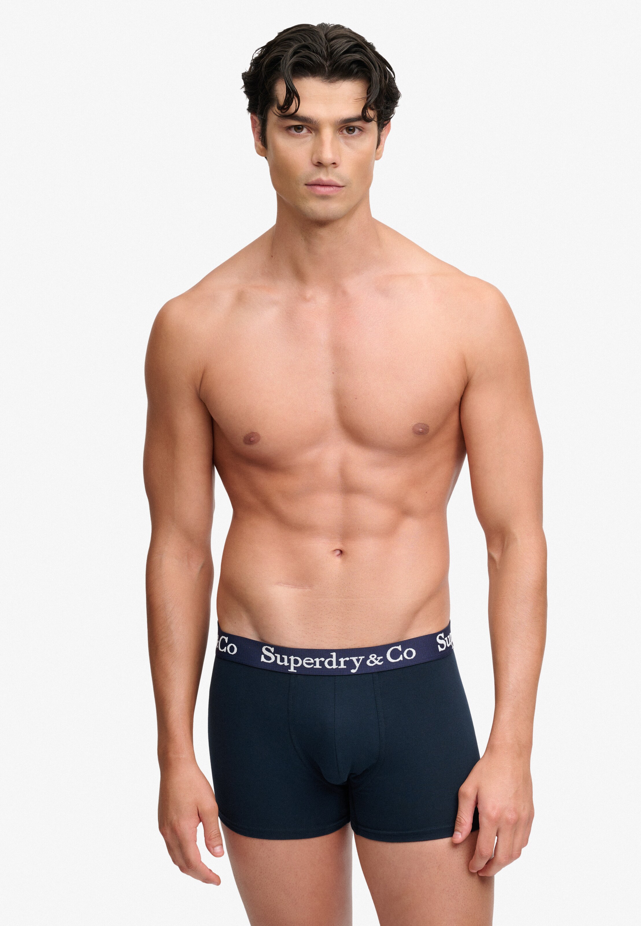 Superdry & Co Bokserki w kolorze niebieski: przód