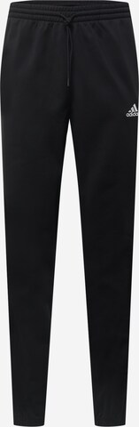 Effilé Pantalon de sport ADIDAS SPORTSWEAR en noir : devant