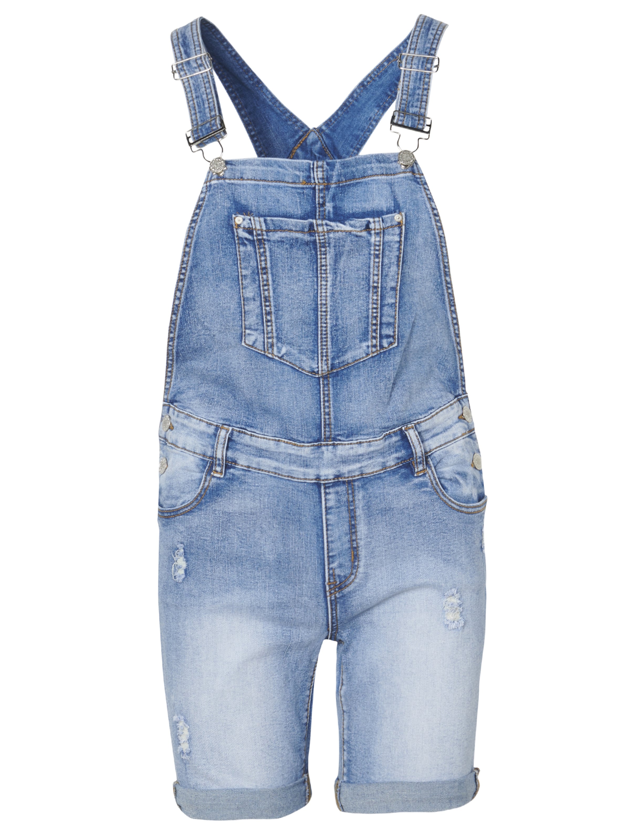 KOROSHI Slimfit Kantáros farmer - kék: elől