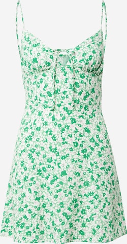 Tally Weijl Letní šaty – zelená: přední strana