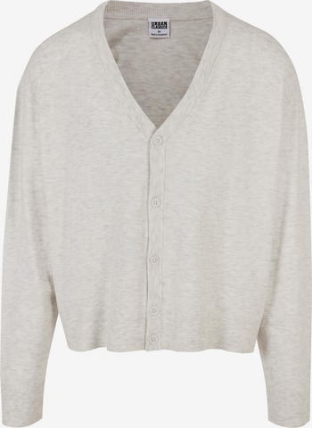 Urban Classics Knit Cardigan in Grey: front