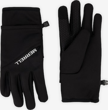 MERRELL Sporthandschuhe 'Stride Power Stretch' in Schwarz: Vorderseite