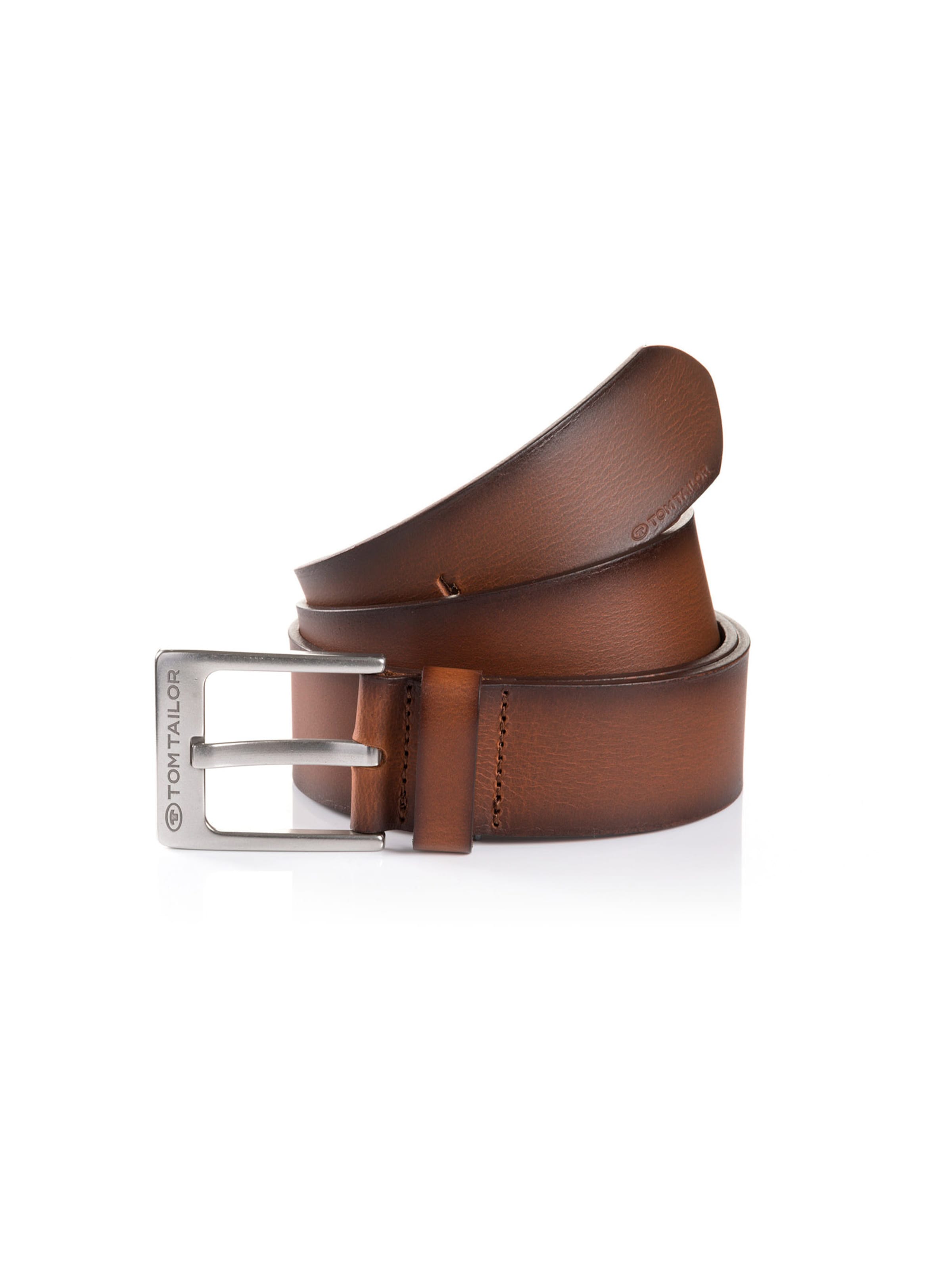 Ceinture 'CALVIN' TOM TAILOR en marron : devant