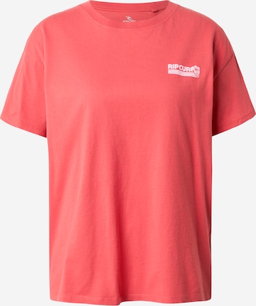 raudona RIP CURL Marškinėliai 'OCEAN BREAK': priekis
