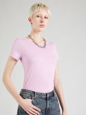 T-shirt Sisley en violet : devant