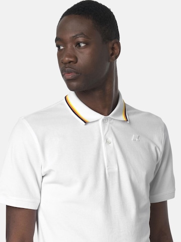 K-Way T-shirt 'JUD PIQUE SLIM' i vit